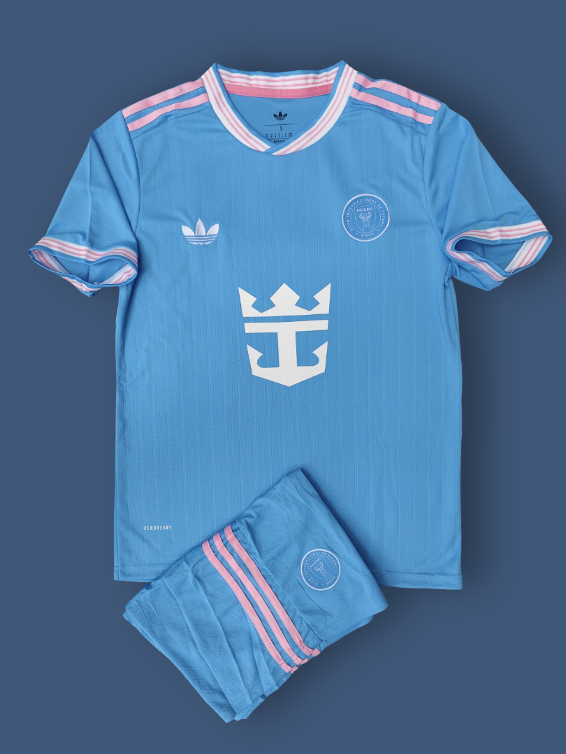 Inter Miami 25-26 Away Blue Jersey with Shorts