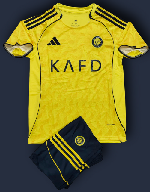 Al Nassr Home 25-26 Season Jersey with shorts