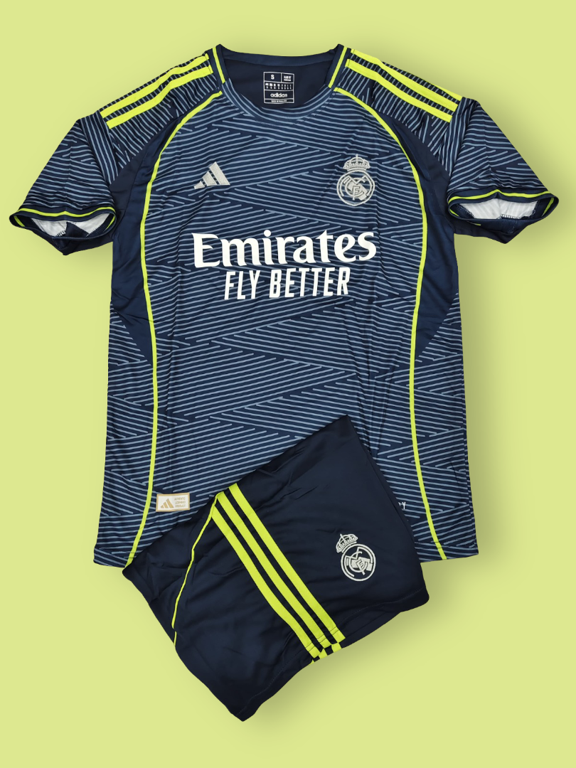 Real Madrid Away Jersey With Shorts 25-26 Season