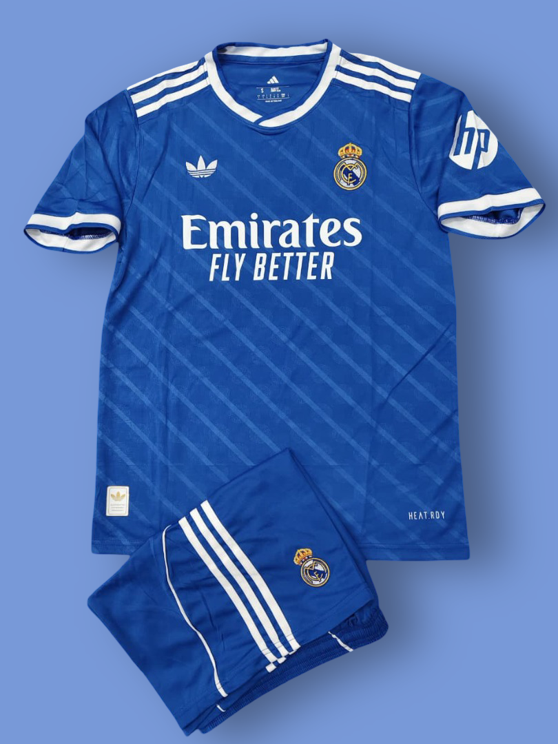 Real Madrid Third Kit Fan Version Jersey with shorts | New Season Jersey