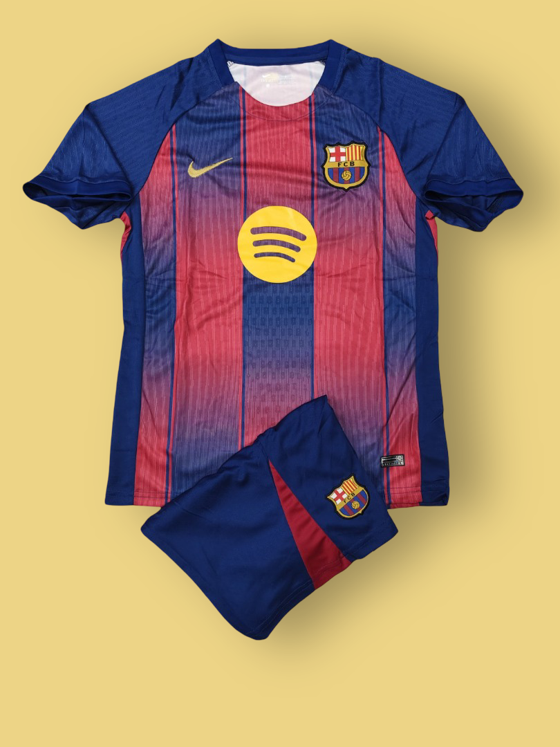 Barcelona 25-26 season Home Jersey with shorts | Fan Version