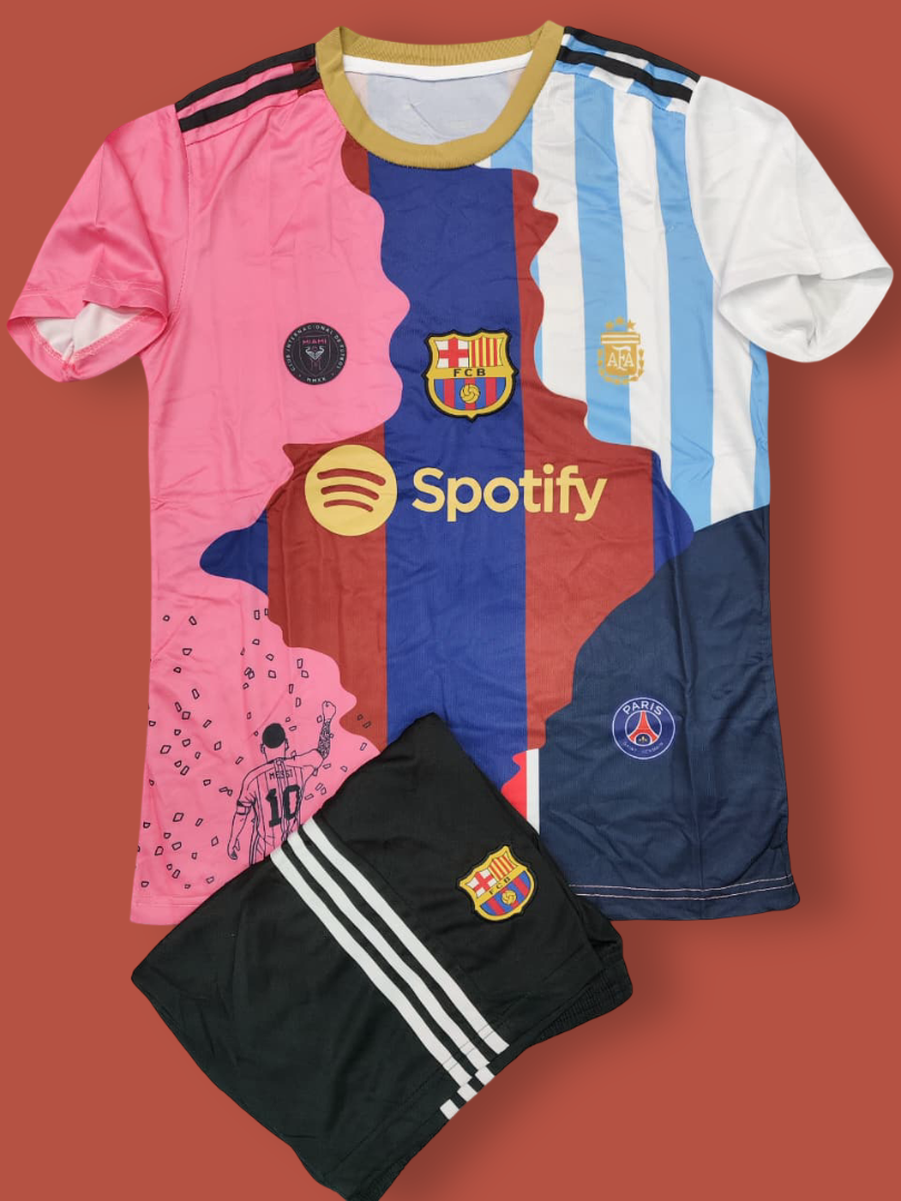 Messi Mix Club jersey with Shorts