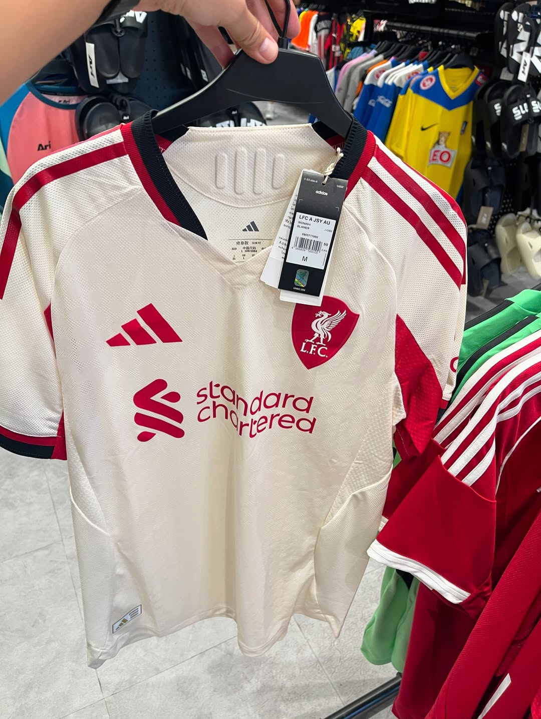 Liverpool Away White Jersey Player Version 25-26 Season