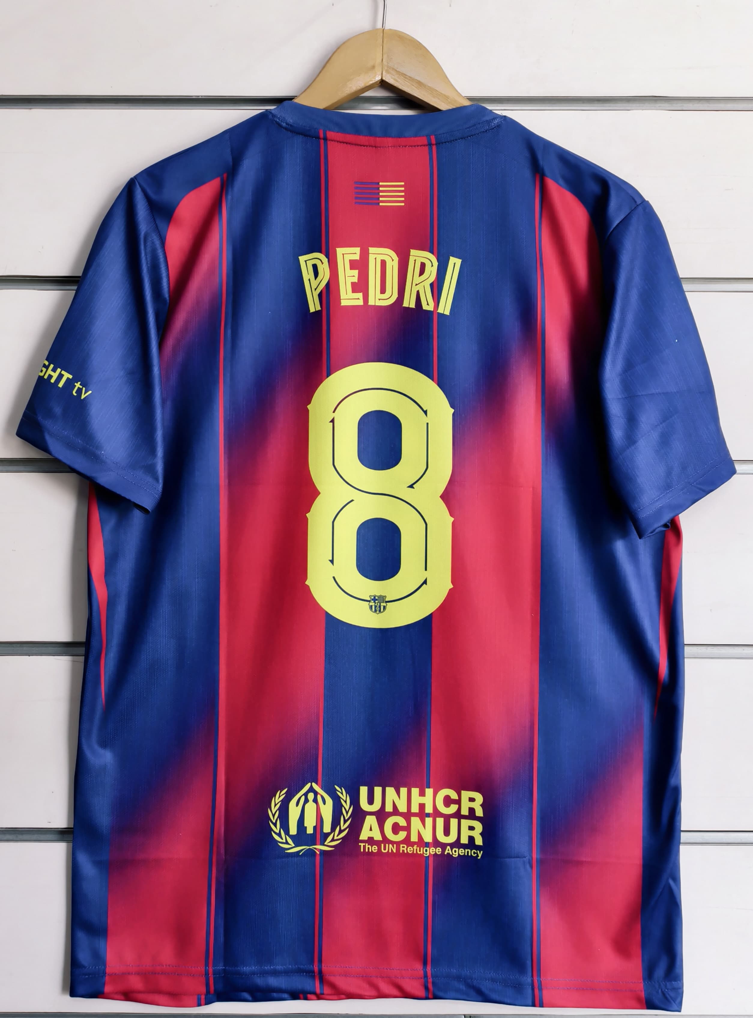 Barcelona Pedri 8 Jersey | Embroidery Logos