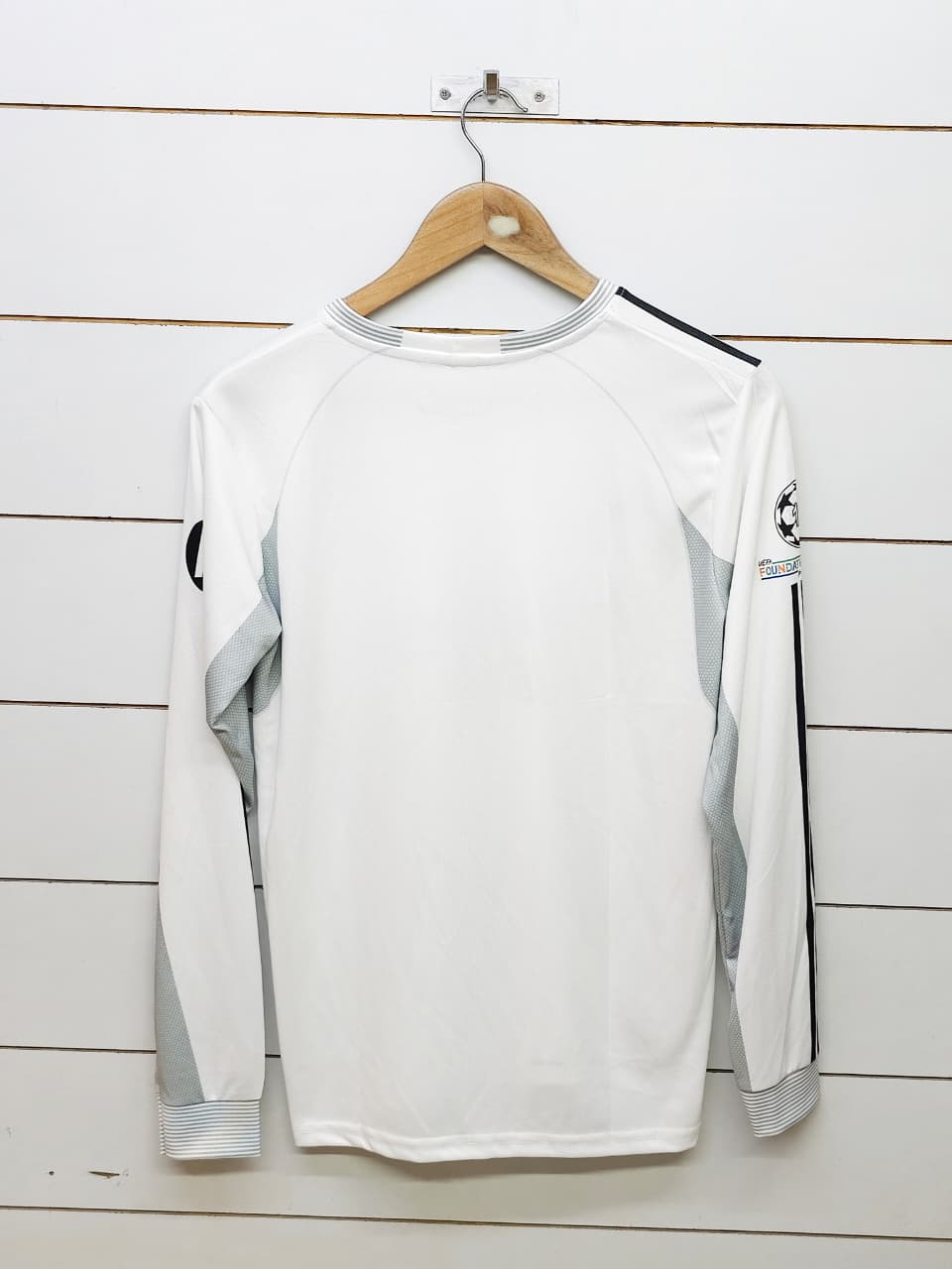 Real Madrid Home Jersey Full Sleeves | Embroidered Logo